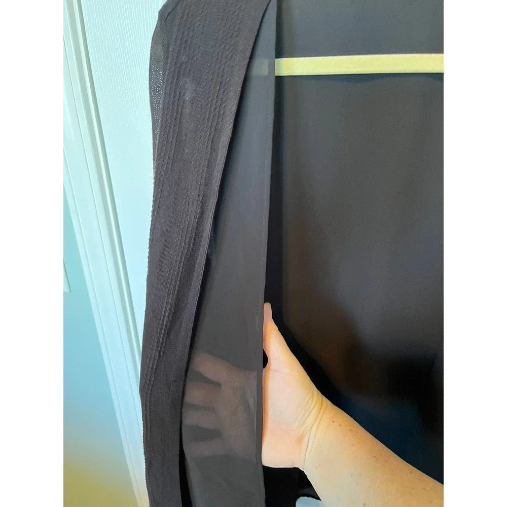 SIMPLY VERA VERA WANG Womens Size XL Open Front Black‎ Cardigan - Picture 6 of 9